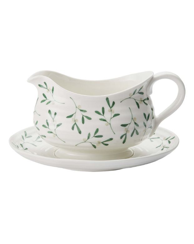 Sophie Conran Mistletoe Sauce Boat & Stand